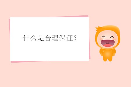 什么是合理保證？