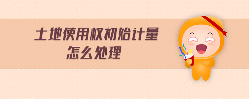 土地使用權(quán)初始計(jì)量怎么處理 土地使用權(quán)初始計(jì)量怎么處理
