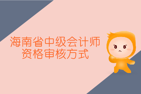 海南省中級(jí)會(huì)計(jì)師資格審核方式是怎樣的？