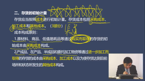 存貨的初始計(jì)量