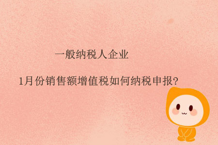 一般納稅人企業(yè)1月份銷售額增值稅如何納稅申報? 一般納稅人企業(yè)1月份銷售額增值稅如何納稅申報?