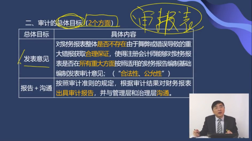 審計(jì)的總體目標(biāo)