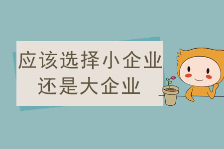 小企業(yè)還是大企業(yè)，該如何選擇？