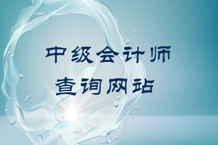 中級會(huì)計(jì)師證書查詢網(wǎng)站地址是什么？