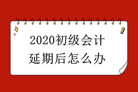 2020年初級會計師考試推遲后該怎么辦？