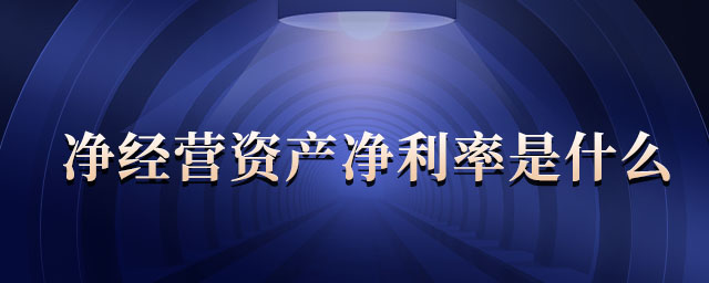 凈經(jīng)營(yíng)資產(chǎn)凈利率是什么 凈經(jīng)營(yíng)資產(chǎn)凈利率是什么