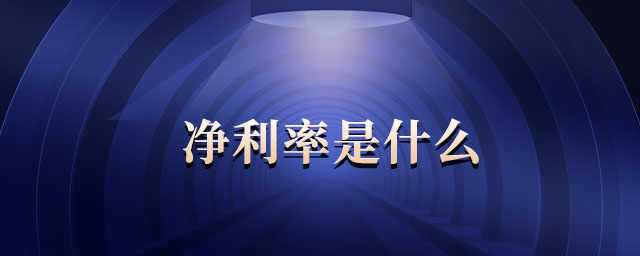 凈利率是什么
