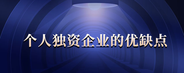 個人獨資企業(yè)的優(yōu)缺點