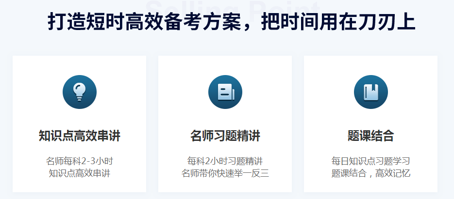 短時高效備考方案