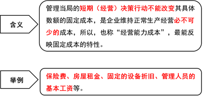 約束性成本 約束性成本