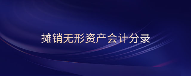攤銷(xiāo)無(wú)形資產(chǎn)會(huì)計(jì)分錄 攤銷(xiāo)無(wú)形資產(chǎn)會(huì)計(jì)分錄