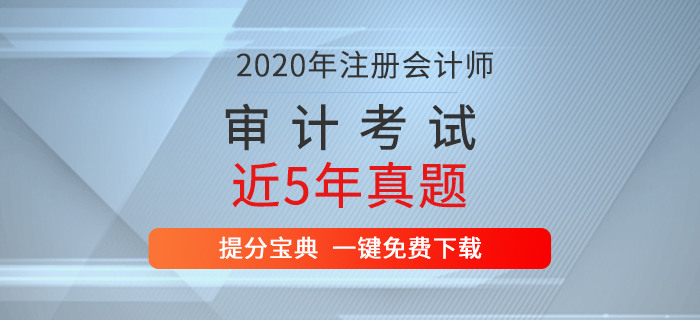 重磅出擊！注冊會計師考試《審計》歷年真題新鮮出爐！