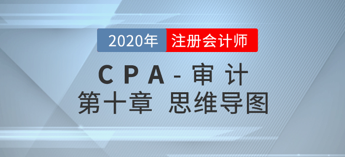 2020年注會《審計》第十章思維導圖及自測習題
