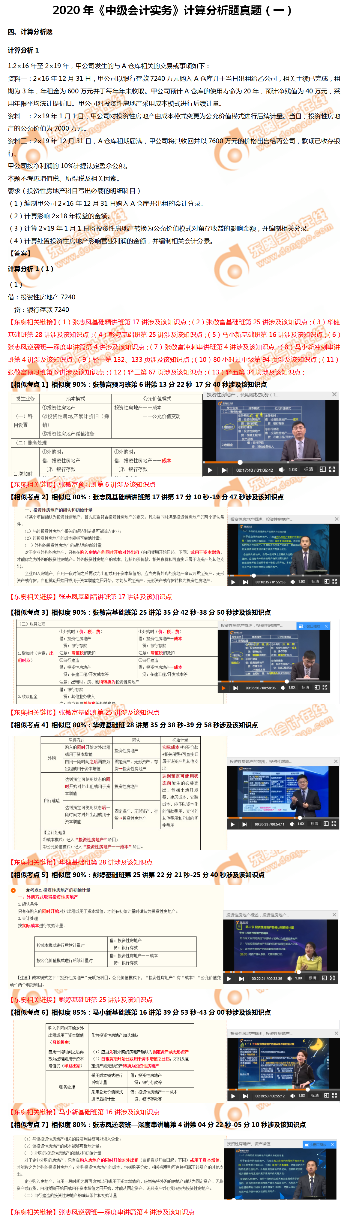 實務(wù)第一批次計算題1