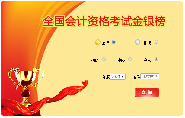 高級會計金銀榜