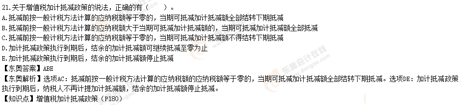 考生回憶版真題-21題