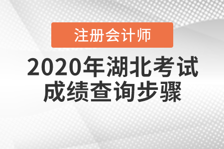 2020年湖北注冊會計師考試成績查詢步驟