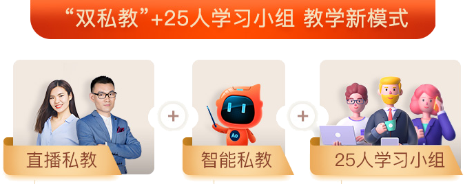 雙私教+25人學(xué)習(xí)小組初級(jí)會(huì)計(jì)教學(xué)新模式