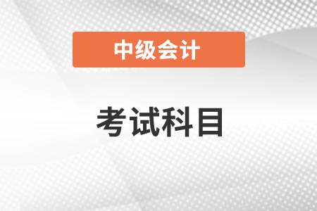 2021陜西中級(jí)會(huì)計(jì)考試科目都有什么？