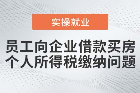 員工向企業(yè)借款買房是否需要繳納個人所得稅？