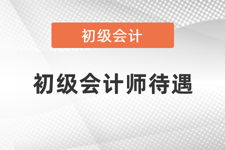 初級(jí)會(huì)計(jì)師待遇怎么樣？