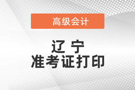 2021年遼寧高級會計師準(zhǔn)考證打印時間已公布
