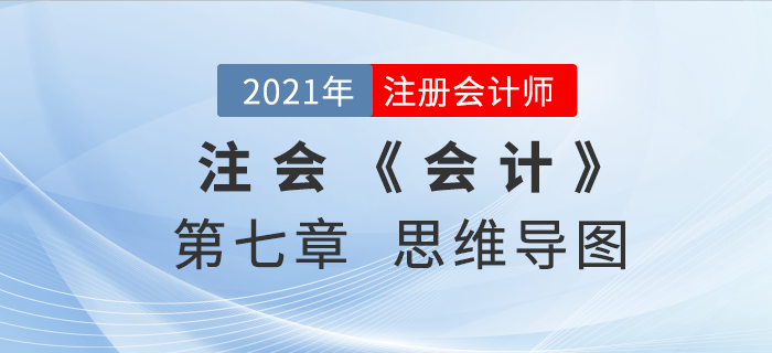2021年CPA《會計》第七章思維導圖