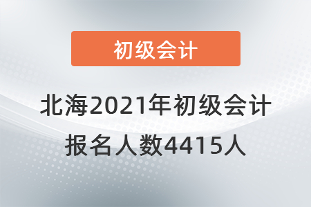 北?？紖^(qū)2021年初級會計考試順利開考，報名人數(shù)4415人