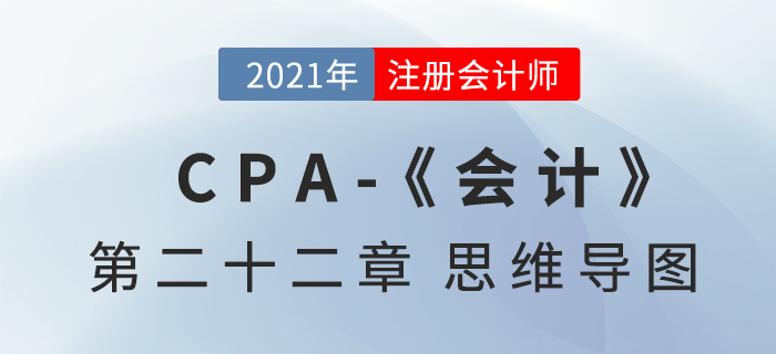 2021年CPA《會計》第二十二章思維導(dǎo)圖 2021年CPA《會計》第二十二章思維導(dǎo)圖