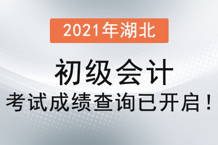 2021年湖北省武漢初級(jí)會(huì)計(jì)考試成績(jī)查詢已開啟！