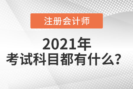 注會考試科目都有什么