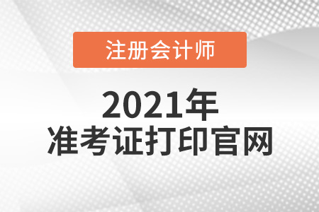 注冊會計師準考證打印官網(wǎng)是哪個