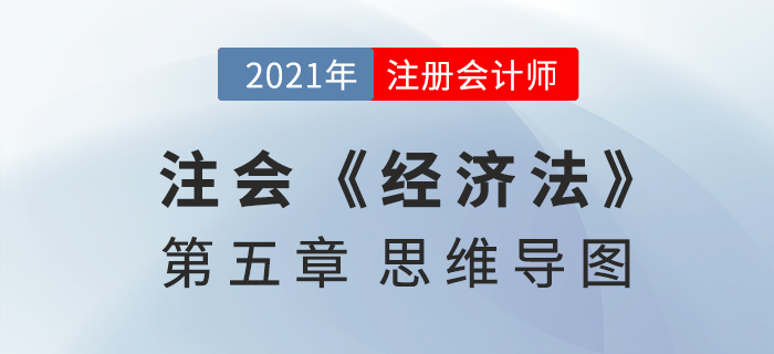 2021年CPA《經(jīng)濟法》第五章思維導圖 2021年CPA《經(jīng)濟法》第五章思維導圖