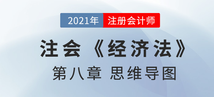 2021年CPA《經(jīng)濟(jì)法》第八章思維導(dǎo)圖 2021年CPA《經(jīng)濟(jì)法》第八章思維導(dǎo)圖