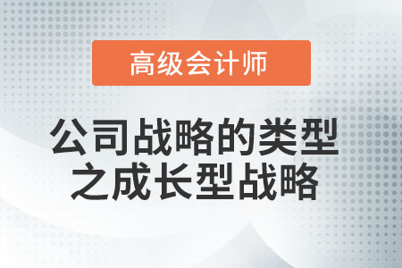 公司戰(zhàn)略的類型之成長(zhǎng)型戰(zhàn)略