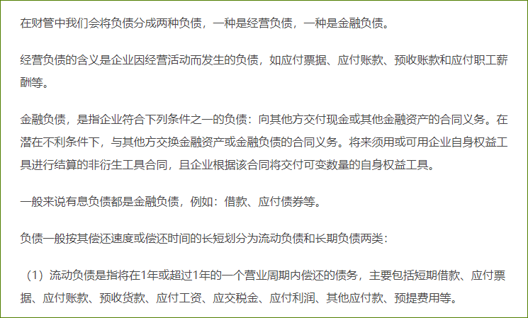 負(fù)債和權(quán)益