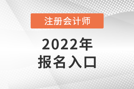 廣東2022年cpa考試報(bào)名入口