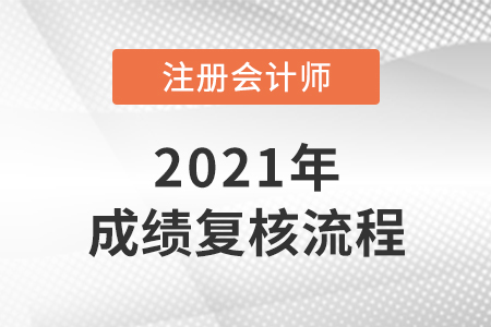 2021年cpa成績復核流程