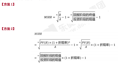 內含報酬率法-2022年高級會計考試高頻考點