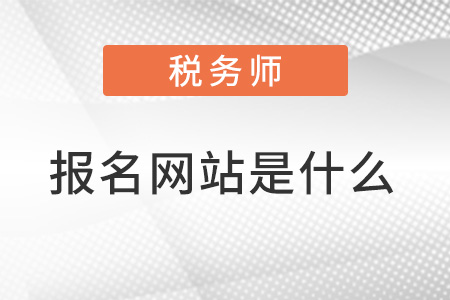 稅務(wù)師報名網(wǎng)站是什么