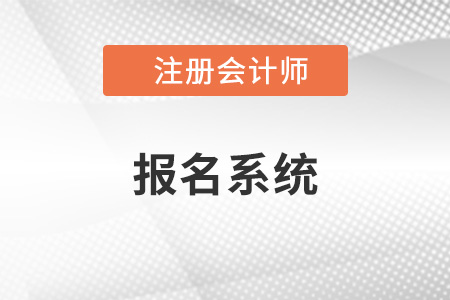 注冊(cè)會(huì)計(jì)師全國(guó)統(tǒng)一考試網(wǎng)上報(bào)名系統(tǒng)是什么