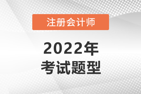 注冊會計師考試題目類型介紹