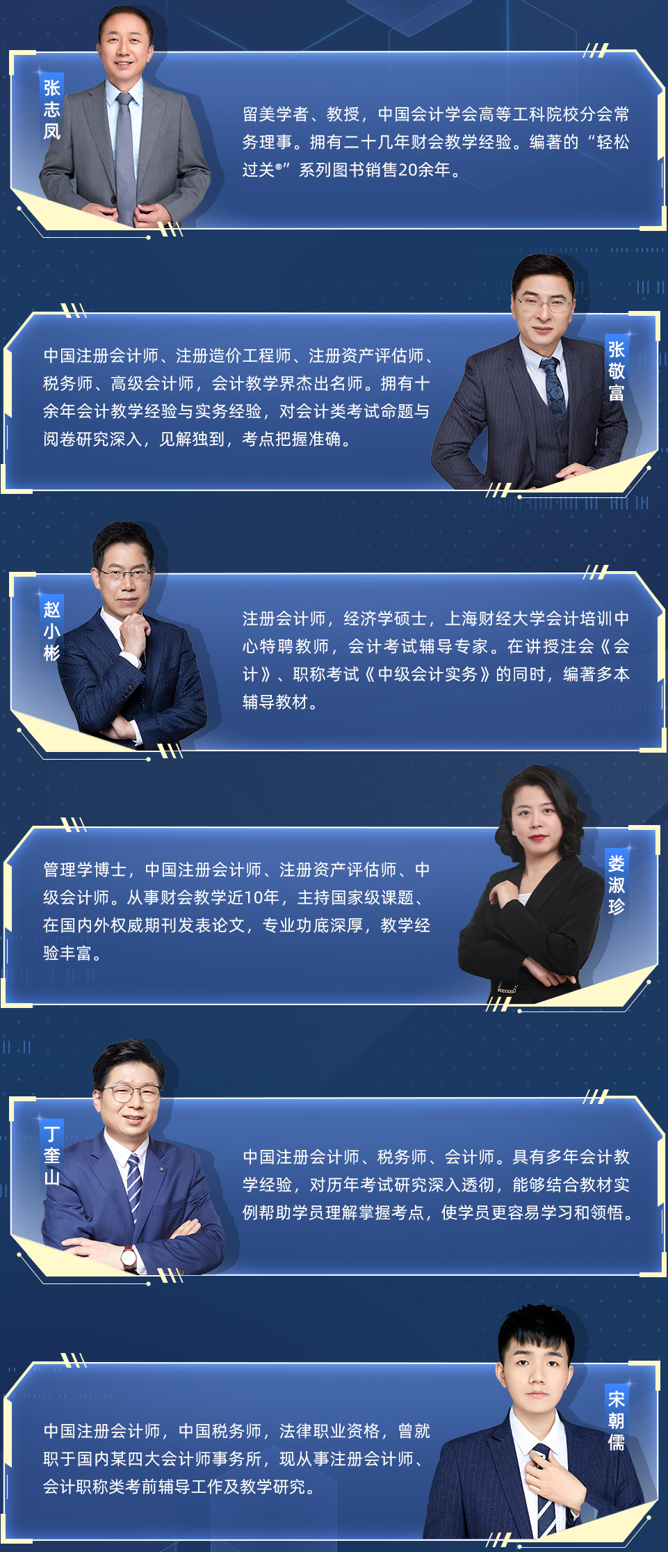 注會名師陣容圖-會計