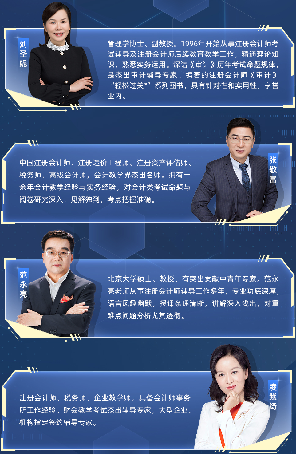 注會名師陣容圖-審計