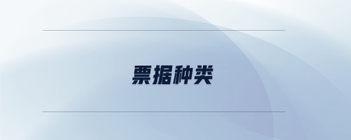 票據(jù)種類(lèi)