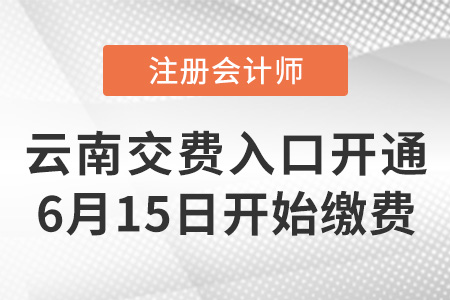 2023年云南省西雙版納注會(huì)報(bào)名交費(fèi)已開始！點(diǎn)擊進(jìn)入交費(fèi)入口！