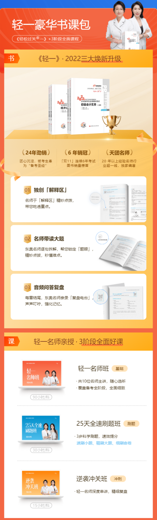 初級(jí)會(huì)計(jì)輕一豪華書(shū)課包