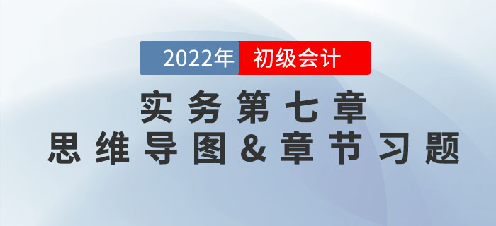 2022年《初級會計實務(wù)》第七章思維導(dǎo)圖+章節(jié)練習(xí)