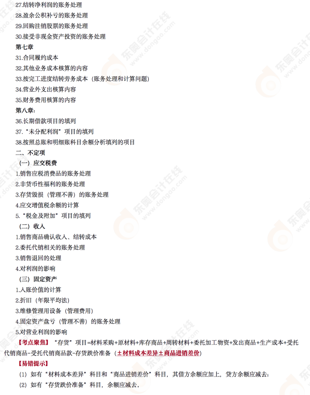 2022年《初級(jí)會(huì)計(jì)實(shí)務(wù)》考后點(diǎn)評(píng)第十場(chǎng)考點(diǎn)