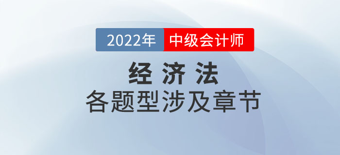 2022年中級會計(jì)經(jīng)濟(jì)法各題型涉及章節(jié)_第一批次